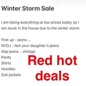 Red Hot Deals on Clothing